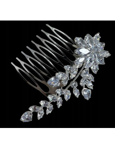 Grzebień wsuwany do włosów wtykowy ozdobny diamenty...