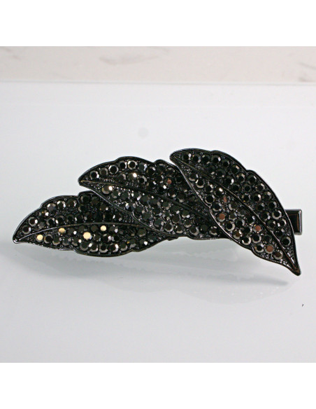 Spinka do włosów 3 LISTKI GRAFIT Lolita Akcesoria