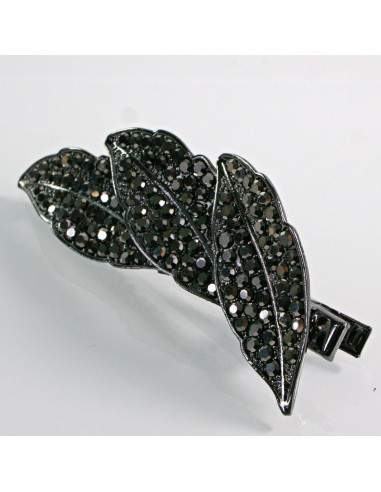 Spinka do włosów 3 LISTKI GRAFIT Lolita Akcesoria