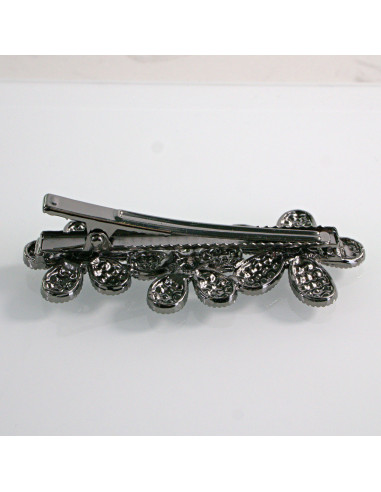 Spinka do włosów 3 KWIATKI Z KRYSZTAŁKAMI...