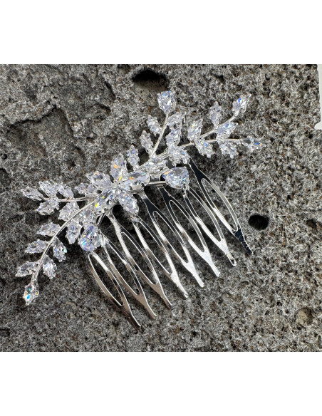 Grzebień wsuwany do włosów wtykowy ozdobny diamenty Lolita Accessories