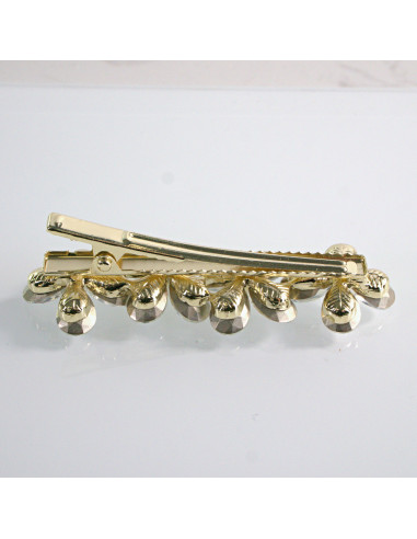 Spinka do włosów 4 KWIATKI Z KRYSZTAŁKAMI...