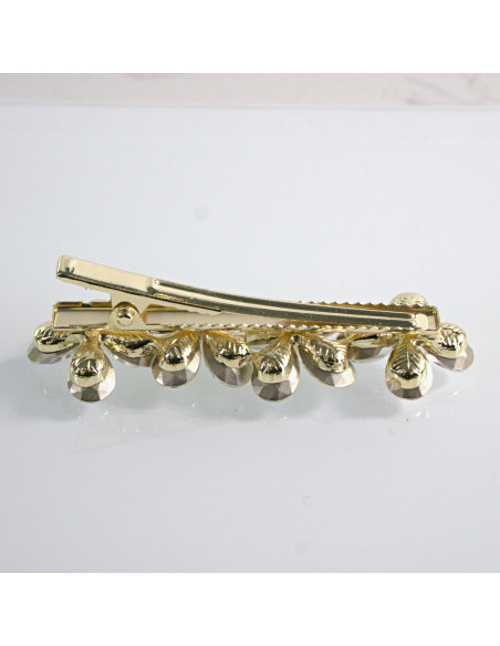 Spinka do włosów 4 KWIATKI Z KRYSZTAŁKAMI CRYSTAL AB Lolita Akcesoria