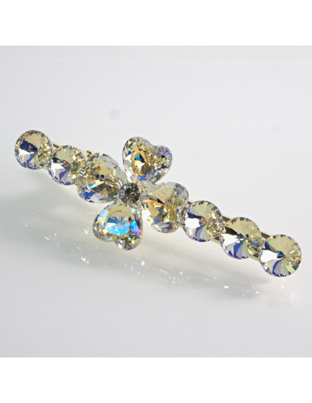 Spinka do włosów KWIAT Z KRYSZTAŁKAMI CRYSTAL AB Lolita Akcesoria