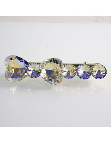 Spinka do włosów KOKARDKA Z KRYSZTAŁKAMI CRYSTAL AB Lolita Akcesoria
