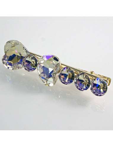 Spinka do włosów KOKARDKA Z KRYSZTAŁKAMI...