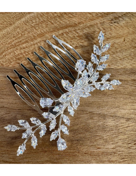 Grzebień wsuwany do włosów wtykowy ozdobny diamenty Lolita Accessories