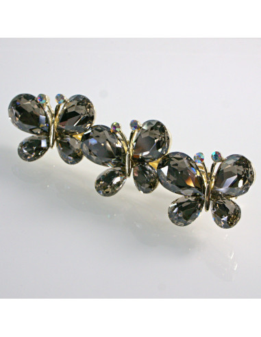 Spinka do włosów 3 MOTYLKI Z KRYSZTAŁKAMI...