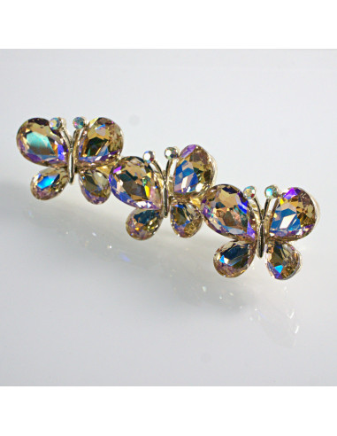 Spinka do włosów 3 MOTYLKI Z KRYSZTAŁKAMI...