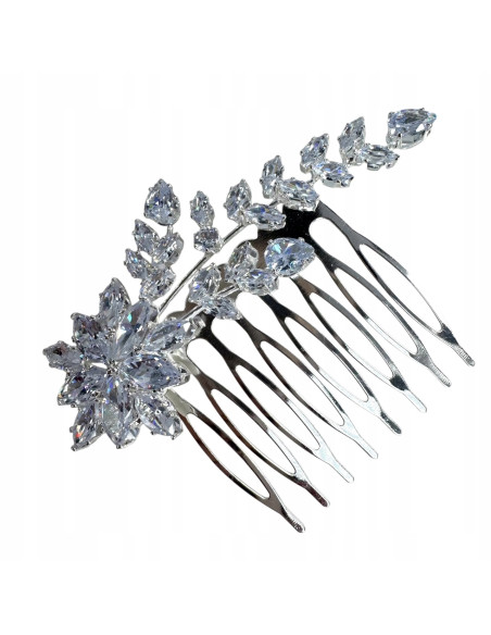 Grzebień wsuwany do włosów wtykowy ozdobny diamenty Lolita Accessories