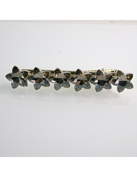 Spinka do włosów 6 GWIAZDEK Z KRYSZTAŁKAMI GRAFIT Lolita Akcesoria