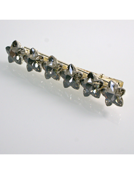 Spinka do włosów 6 GWIAZDEK Z KRYSZTAŁKAMI GRAFIT Lolita Akcesoria