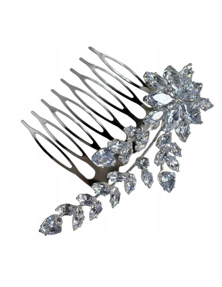 Grzebień wsuwany do włosów wtykowy ozdobny diamenty Lolita Accessories