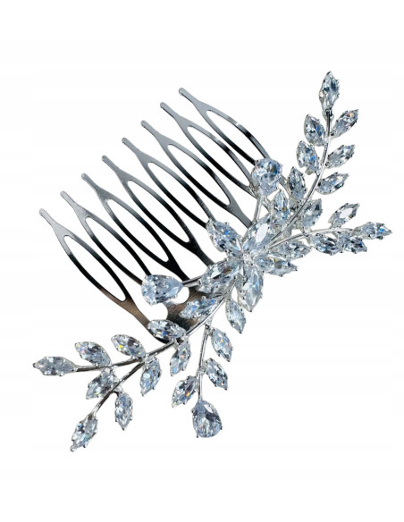 Grzebień wsuwany do włosów wtykowy ozdobny diamenty Lolita Accessories