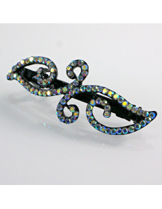 Klamra francuska VINTAGE ELEGANCKA Z KRYSZTAŁKAMI AB... 2