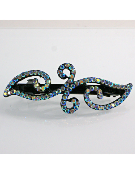 Klamra francuska VINTAGE ELEGANCKA Z KRYSZTAŁKAMI AB Lolita Accessories