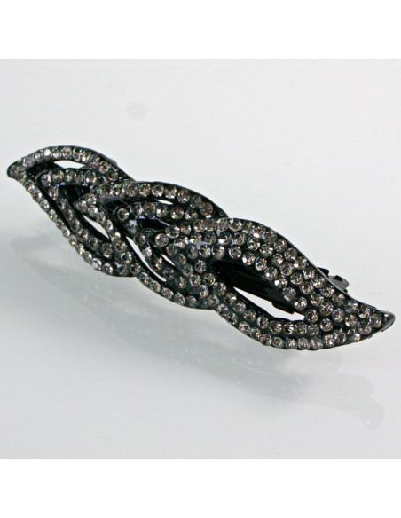 Klamra francuska VINTAGE ELEGANCKA Z KRYSZTAŁKAMI AB Lolita Accessories