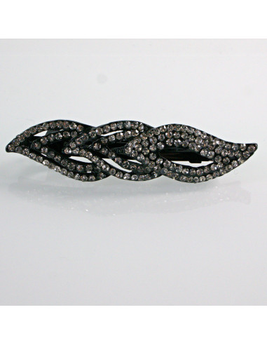 Klamra francuska VINTAGE ELEGANCKA Z KRYSZTAŁKAMI AB Lolita Accessories