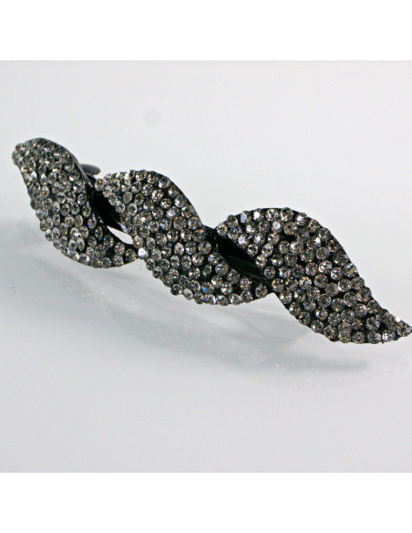 Klamra francuska VINTAGE ELEGANCKA Z KRYSZTAŁKAMI AB Lolita Accessories