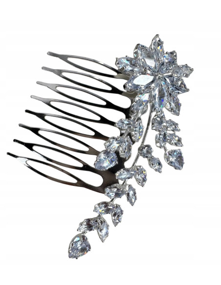 Grzebień wsuwany do włosów wtykowy ozdobny diamenty Lolita Accessories