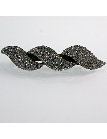 Klamra francuska VINTAGE ELEGANCKA Z KRYSZTAŁKAMI AB Lolita Accessories