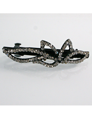 Klamra francuska VINTAGE ELEGANCKA Z KRYSZTAŁKAMI AB Lolita Accessories