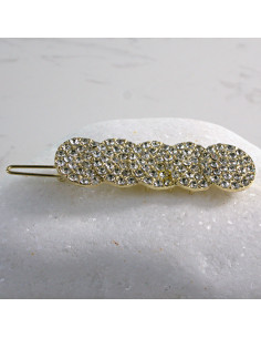 Spinka do włosów 4 KÓŁKA Z CYRKONIĄ Lolita Accessories