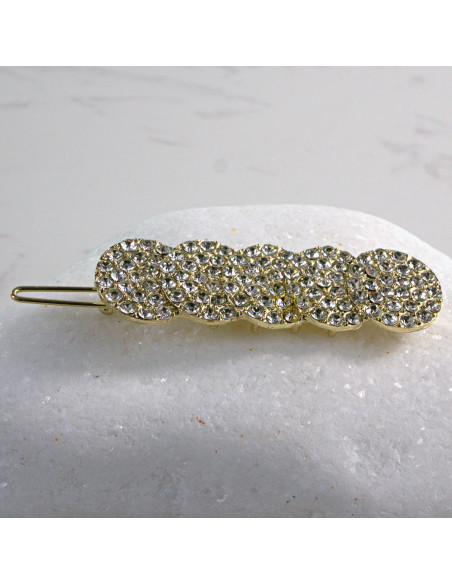 Spinka do włosów 4 KÓŁKA Z CYRKONIĄ Lolita Accessories