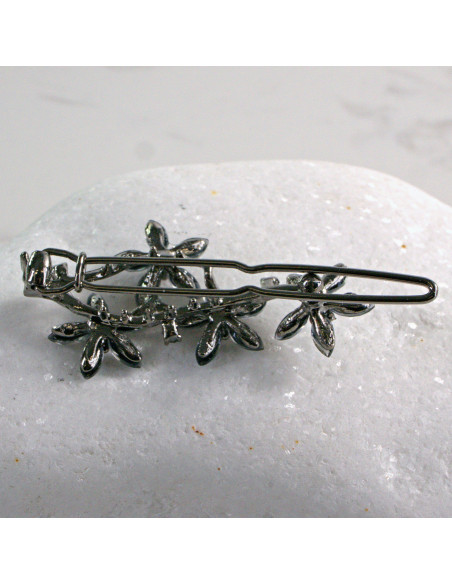 Spinka do włosów KWIATKI ODCIENIE SZAROŚCI Lolita Accessories