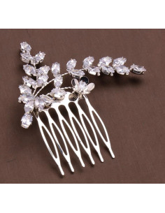 Grzebień wsuwany do włosów wtykowy ozdobny diamenty...