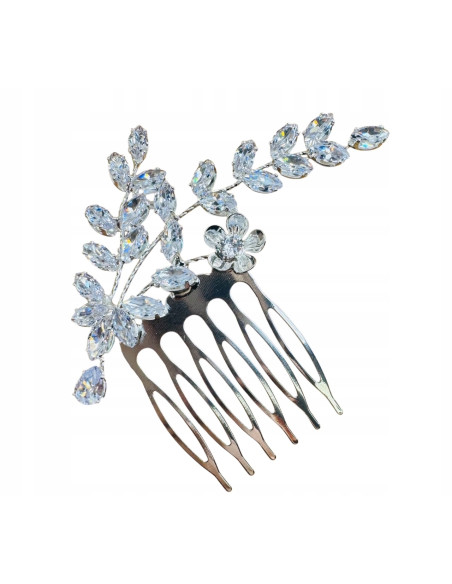 Grzebień wsuwany do włosów wtykowy ozdobny diamenty Lolita Accessories