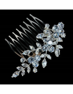 Grzebień wsuwany do włosów wtykowy ozdobny diamenty...