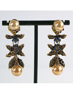 Kolczyki z Perłami Lolita Accessories Srebrny sztyft "925" 2