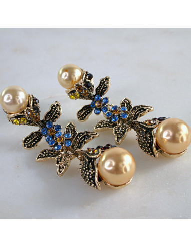 Kolczyki z Perłami Lolita Accessories Srebrny...