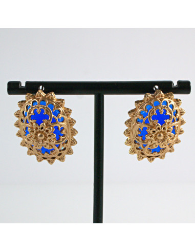 Kolczyki Vintage Lolita Accessories Srebrny...