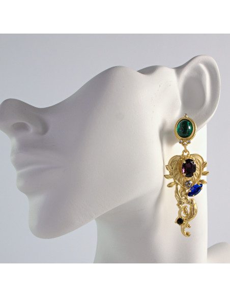 Kolczyki sztyft srebro "925" NA IMPREZE, BAL, Lolia Accessories