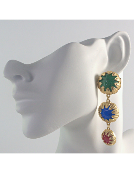 Kolczyki sztyft srebro "925" NA IMPREZE, BAL, OKOLICZNOŚĆ, PARTY, PRZYJĘCIE