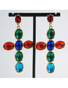 Kolczyki Krzyż Lolita Accessories 2