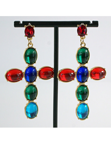 Kolczyki Krzyż Lolita Accessories