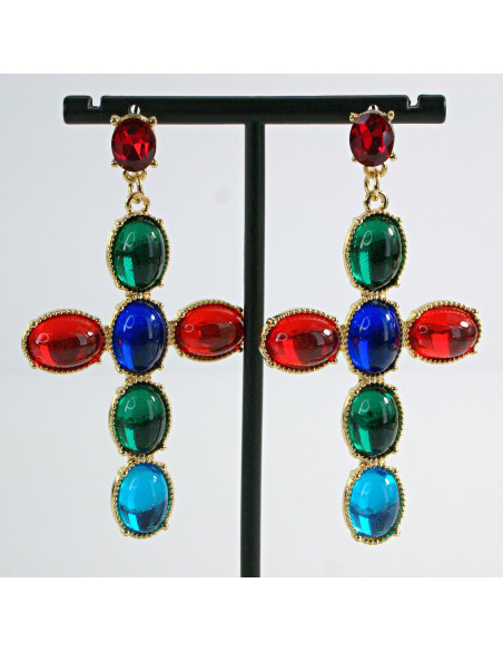 Kolczyki Krzyż Lolita Accessories