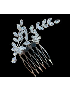 Grzebień wsuwany do włosów wtykowy ozdobny diamenty...