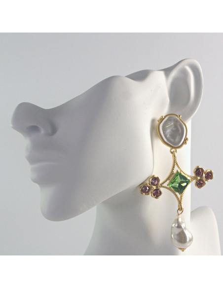 Kolczyki Krzyż Lolita Accessories