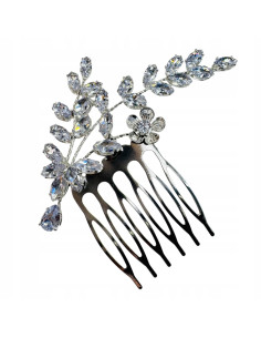 Grzebień wsuwany do włosów wtykowy ozdobny diamenty... 2