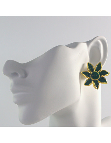 Kolczyki eleganckie zielony Lolita Accessories