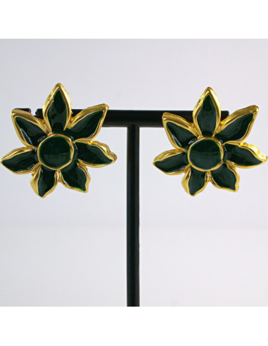 Kolczyki eleganckie zielony Lolita Accessories