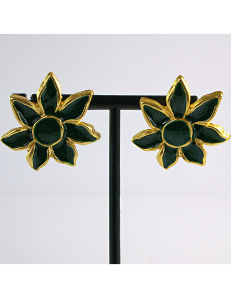 Kolczyki eleganckie zielony Lolita Accessories