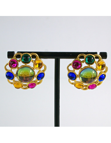 Kolczyki eleganckie Lolita Accessories zielony,...