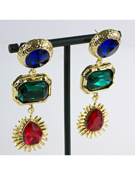 Kolczyki LA DOLCE sztyft srebro "925" NA IMPREZE, BAL, OKOLICZNOŚĆ, PARTY