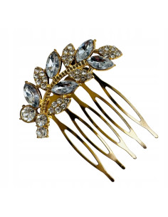 Grzebień wsuwany do włosów wtykowy ozdobny diamenty...