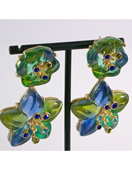 Kolczyki sztyft srebro "925" NA IMPREZE, BAL, OKOLICZNOŚĆ, PARTY